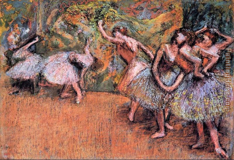Ballet Scene III painting - Edgar Degas Ballet Scene III art painting